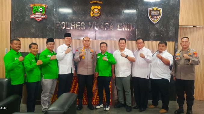 Perkuat Solidaritas, DPC PKB Muara Enim Silaturahmi ke Polres Muara Enim